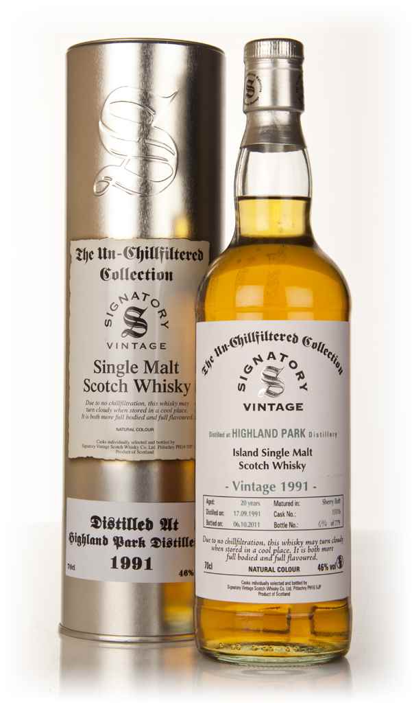 Highland Park 20 Year Old 1991 Cask 15116 - Un-Chillfiltered (Signatory) 70cl product image