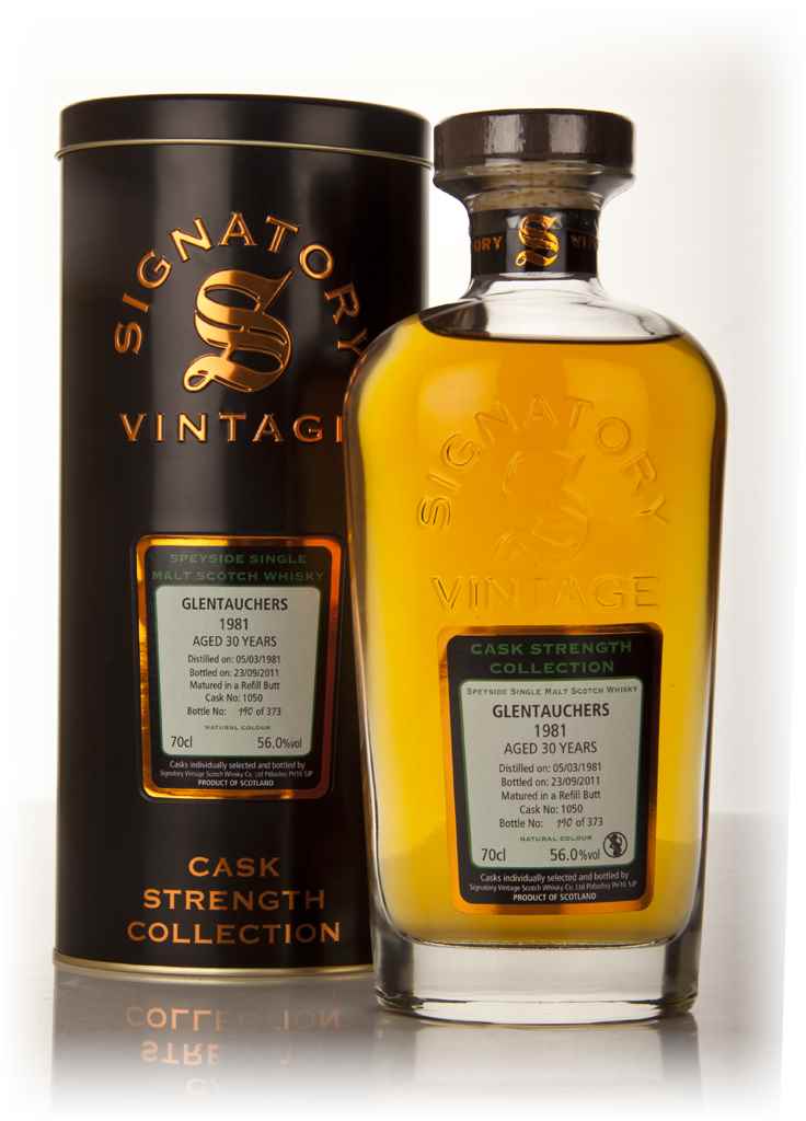 Glentauchers 30 Year Old 1981 Cask 1050 - Cask Strength Collection (Signatory) 70cl product image