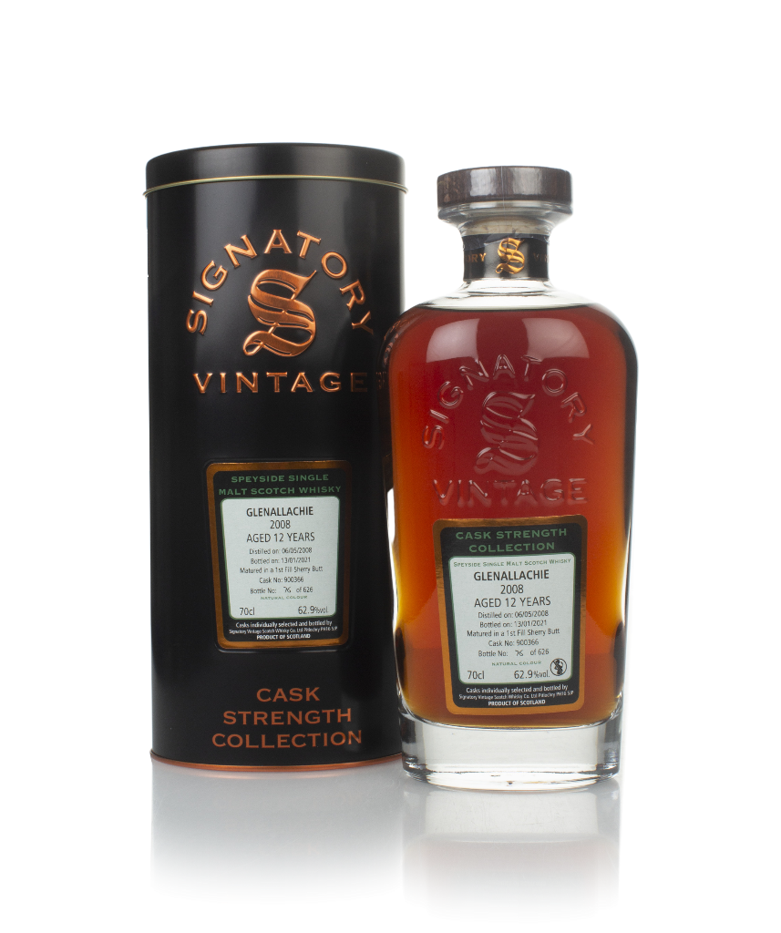 Glenallachie 12 Year Old 2008 (cask 900366) - Cask Strength Collection (Signatory) 70cl product image
