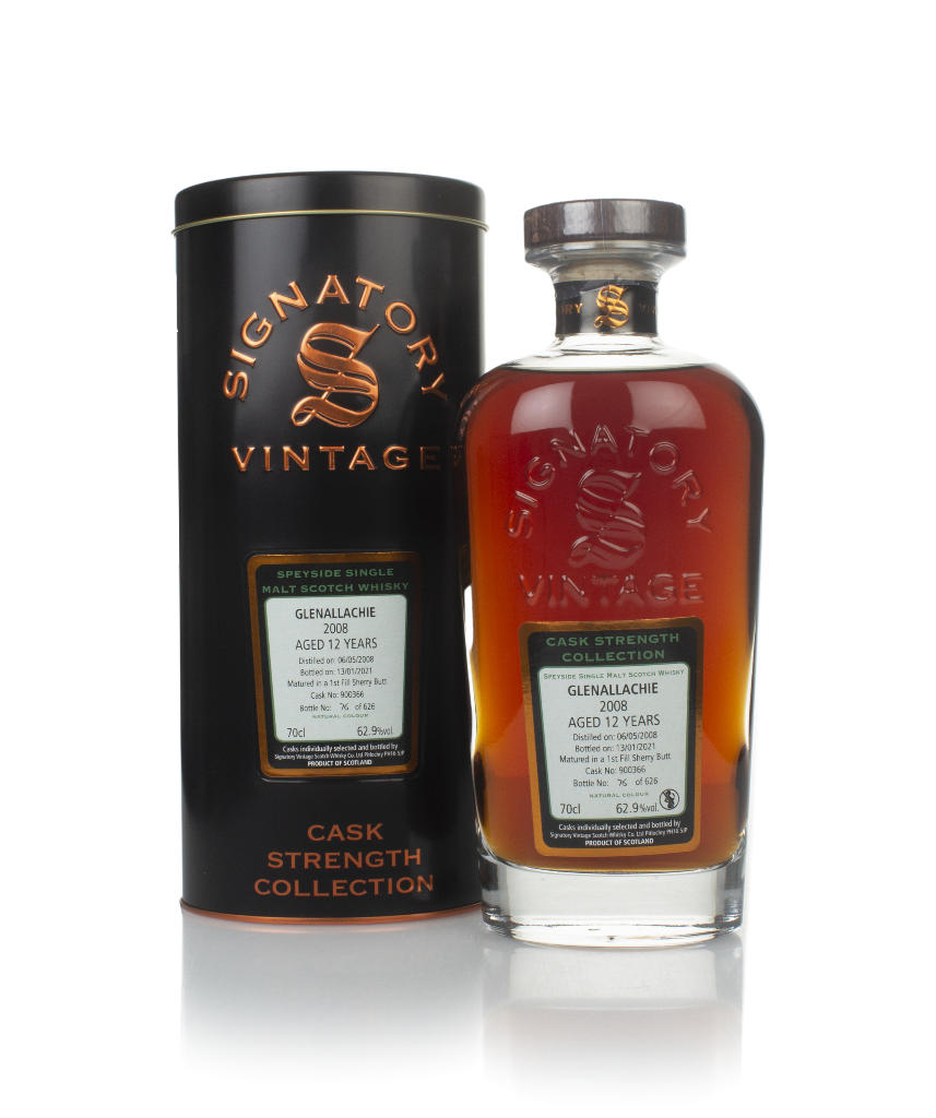 Glenallachie 12 Year Old 2008 (cask 900366) - Cask Strength Collection (Signatory) 70cl product image