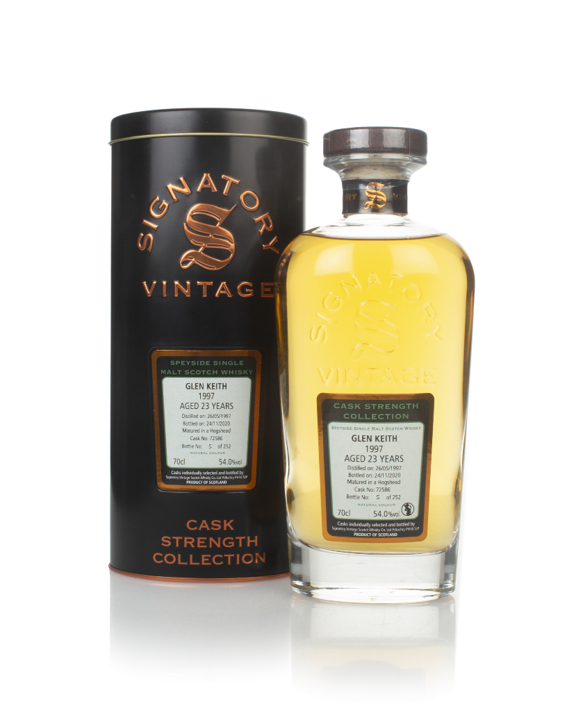 Glen Keith 23 Year Old 1997 (cask 72586) - Cask Strength Collection (Signatory) 70cl product image