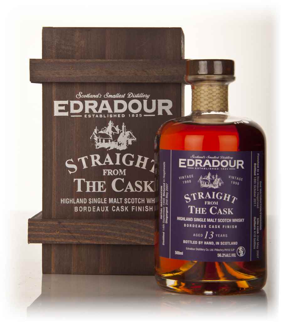 Edradour 13 Year Old 1998 Bordeaux Cask Finish - Straight from the Cask 56.2% 50cl product image