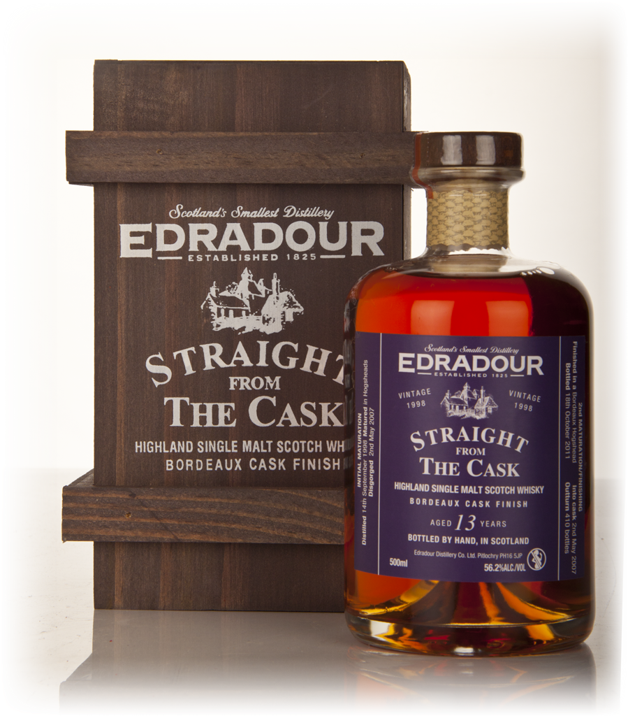 Edradour 13 Year Old 1998 Bordeaux Cask Finish - Straight from the Cask 56.2% 50cl product image