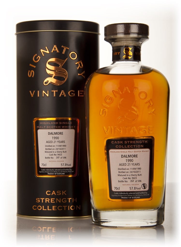 Dalmore 21 Year Old 1990 - Cask Strength Collection (Signatory) 70cl product image