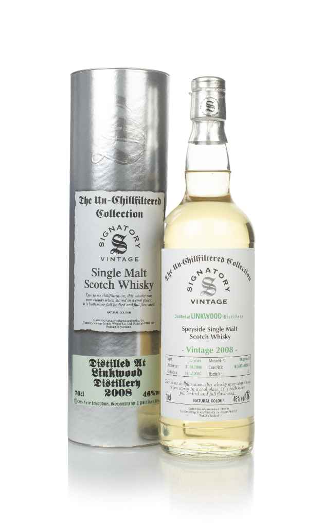 Linkwood 12 Year Old 2008 (casks 803617 & 803618) - Un-Chillfiltered Collection (Signatory) 70cl product image