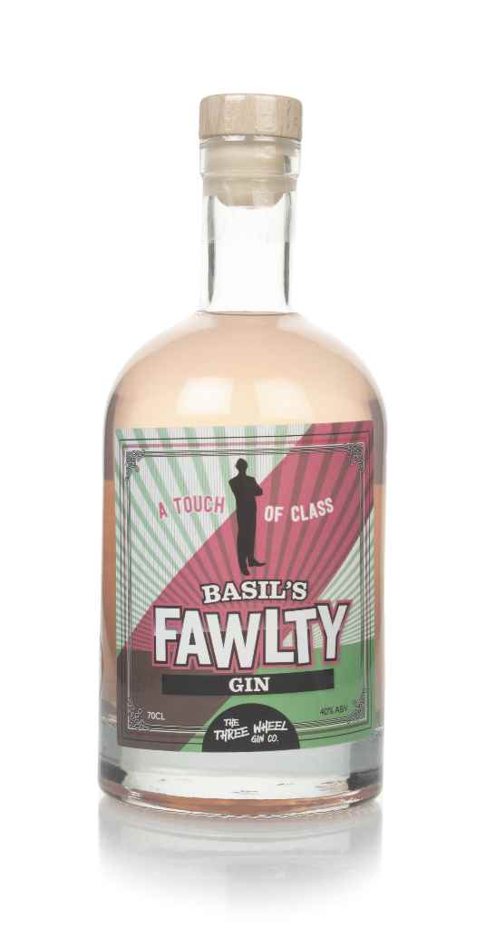 Three Wheel Gin Co. Basil's Fawlty Gin 70cl product image