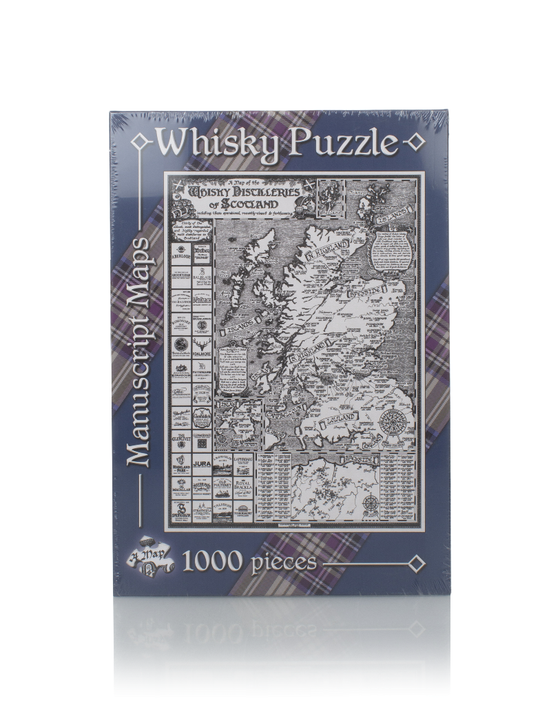 Manuscript Maps Whisky Jigsaw Puzzle product image