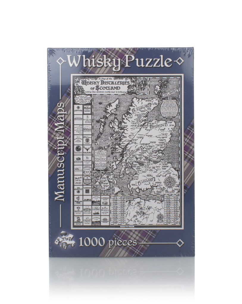 Manuscript Maps Whisky Jigsaw Puzzle product image