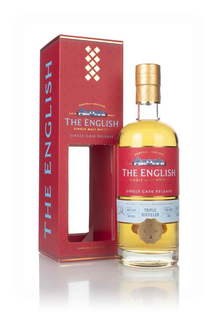 The English Single Cask Release - Triple Distilled Peated 70cl product image