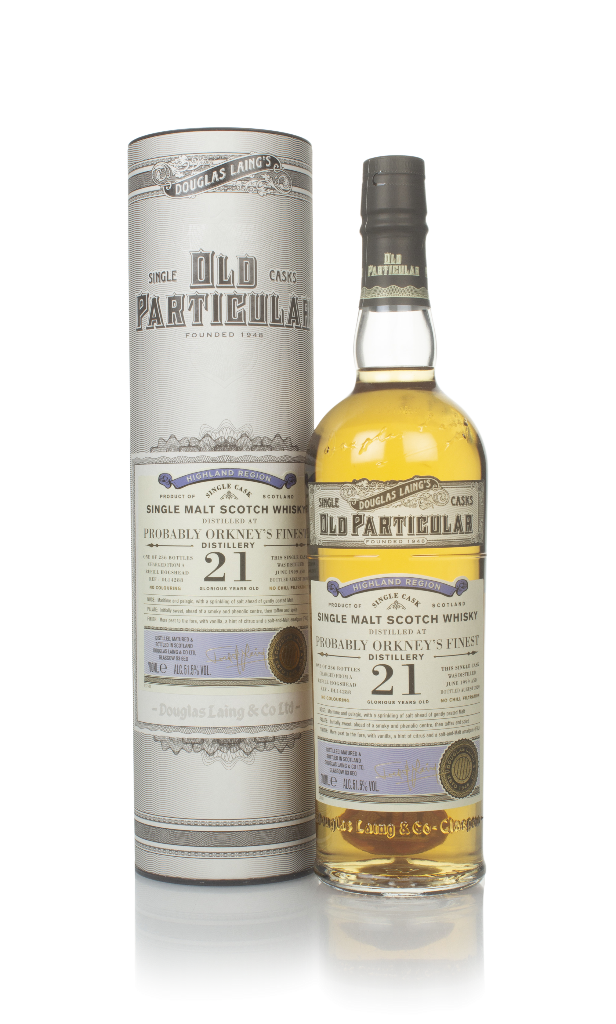 Probably Orkney's Finest Distillery 21 Year Old 1999 (cask 14288) - Old Particular (Douglas Laing) 70cl product image