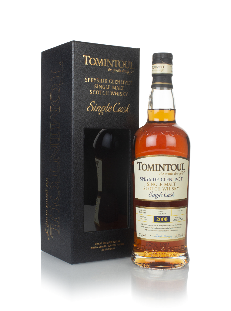 Tomintoul 19 Year Old 2000 (cask 1) - Port Pipe Matured 70cl product image