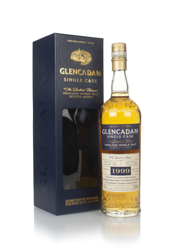 Glencadam 20 Year Old 1999 (cask 1) - Pedro Ximénez Sherry Butt Matured 70cl product image