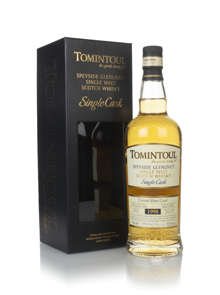Tomintoul 22 Year Old 1998 (cask 338117) - Caroni Rum Cask Matured 70cl product image