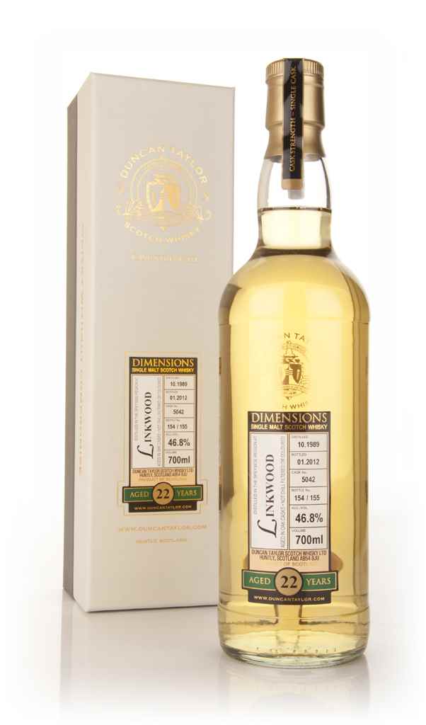 Linkwood 22 Year Old 1989 Cask 5042 - Dimensions (Duncan Taylor) 70cl product image