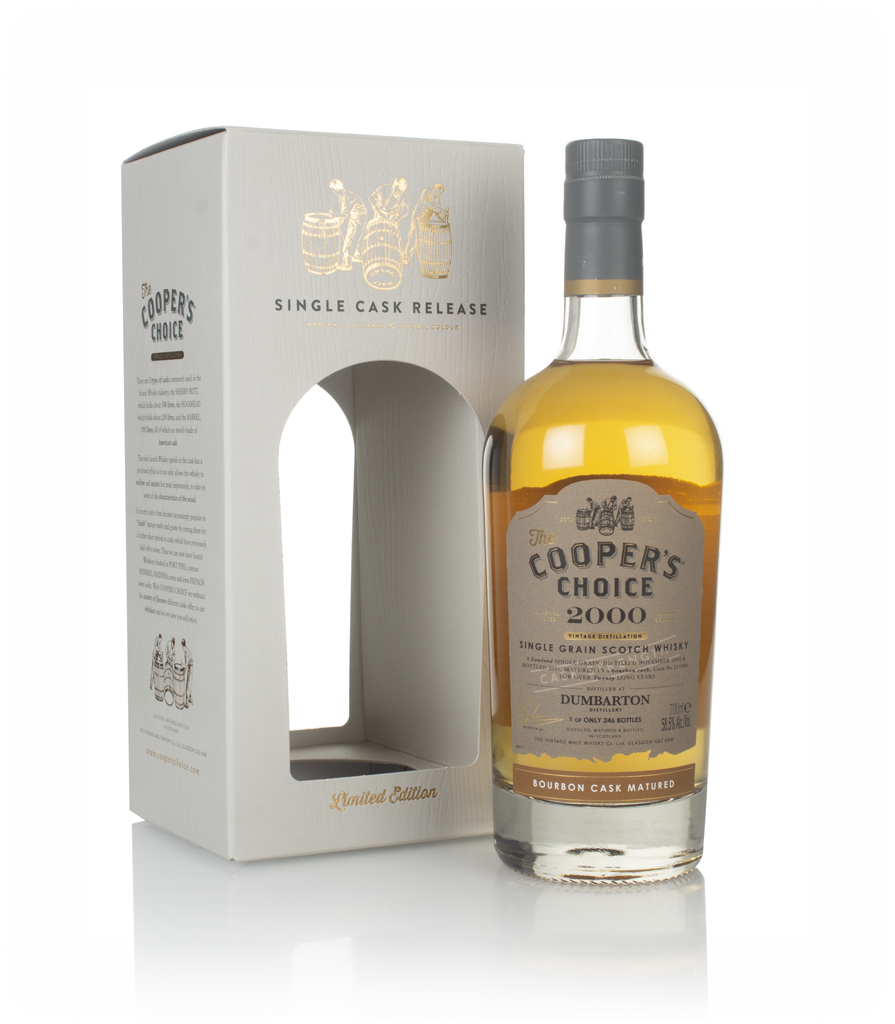 Dumbarton 20 Year Old 2000 (cask 211094) - The Cooper's Choice (The Vintage Malt Whisky Co.) 70cl product image