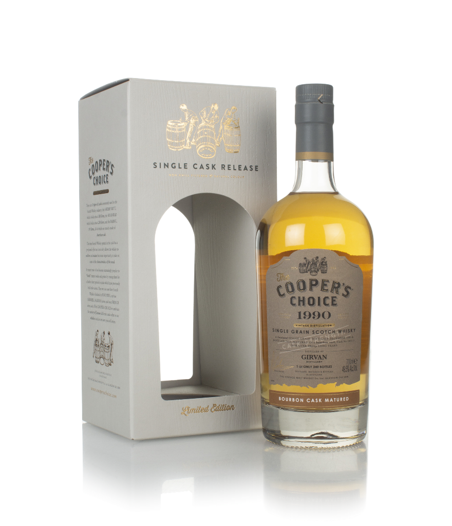 Girvan 30 Year Old 1990 (cask 169111) - The Cooper's Choice (The Vintage Malt Whisky Co.) 70cl product image
