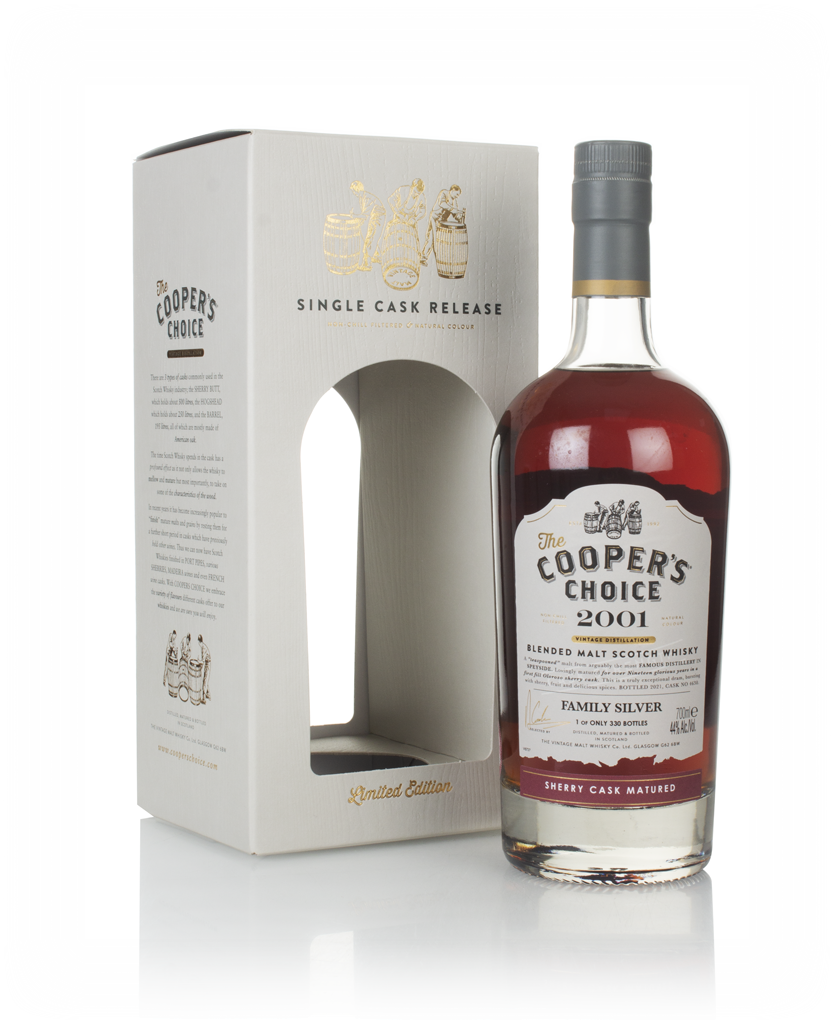 Family Silver 19 Year Old 2001 (cask 4630) - The Cooper's Choice (The Vintage Malt Whisky Co.) 70cl product image