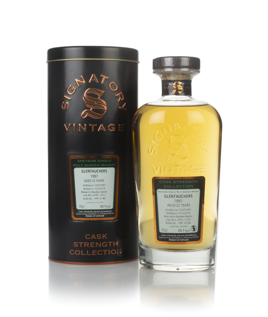 Glentauchers 22 Year Old 1997 (cask 4155 & 4157) - Cask Strength Collection (Signatory) 70cl product image