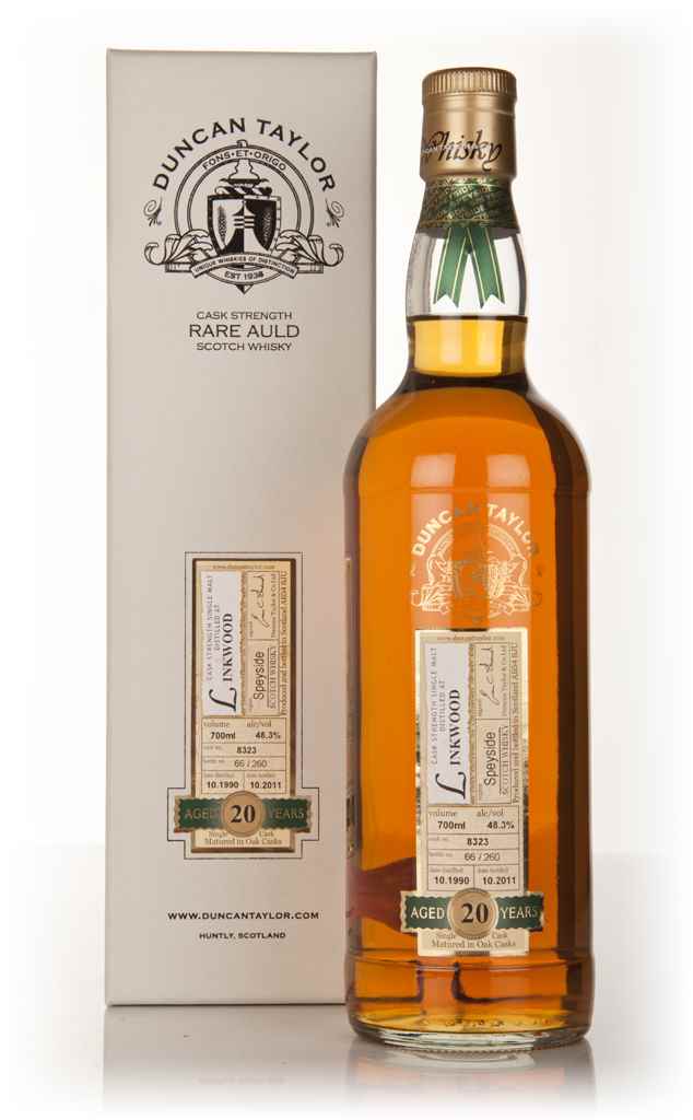 Linkwood 20 Year Old 1990 - Rare Auld (Duncan Taylor) 70cl product image