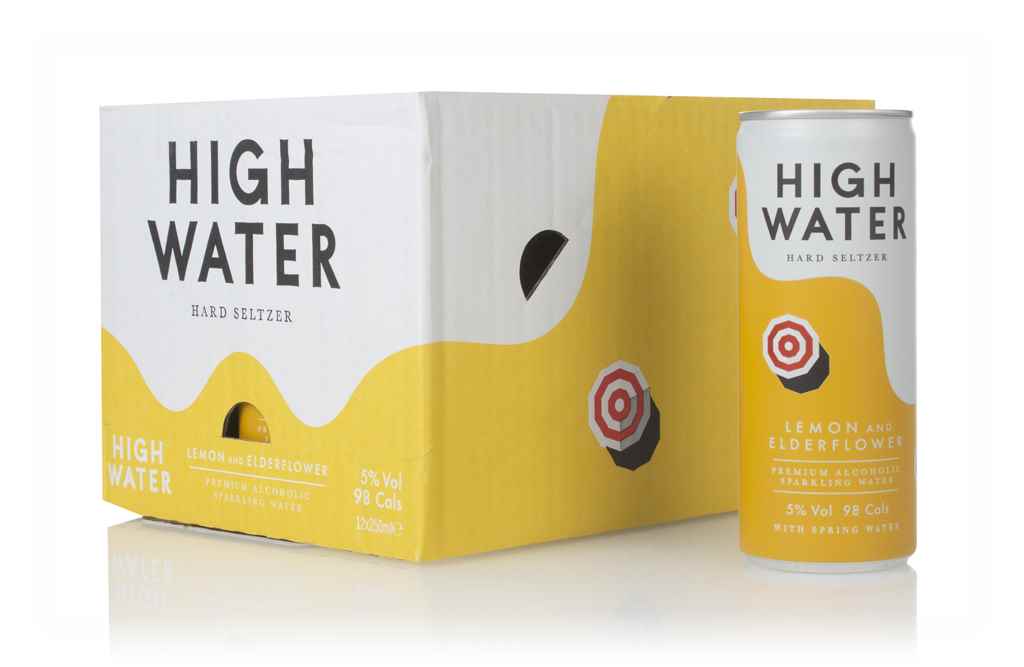 High Water Lemon & Elderflower Hard Seltzer (12 x 250ml) 300cl product image
