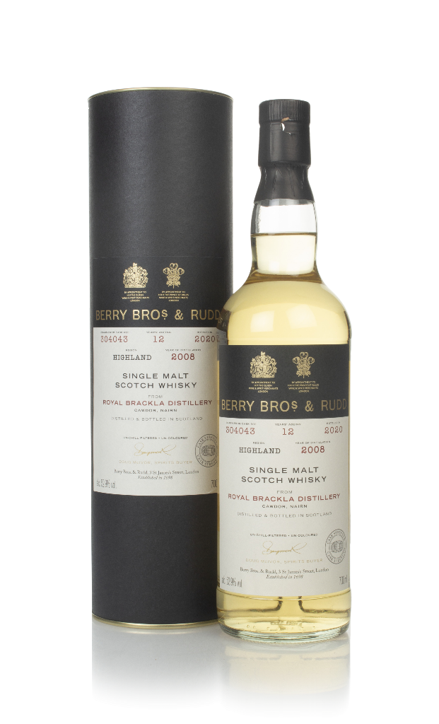 Royal Brackla 12 Year Old 2008 (cask 304043) - Berry Bros. & Rudd 70cl product image