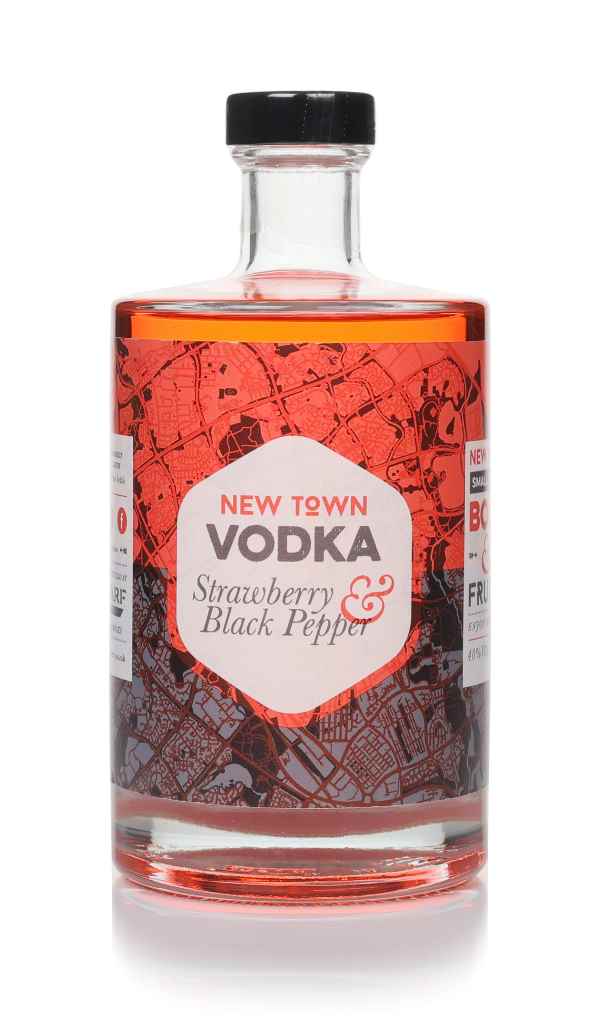 New Town Vodka - Strawberry & Black Pepper 50cl product image