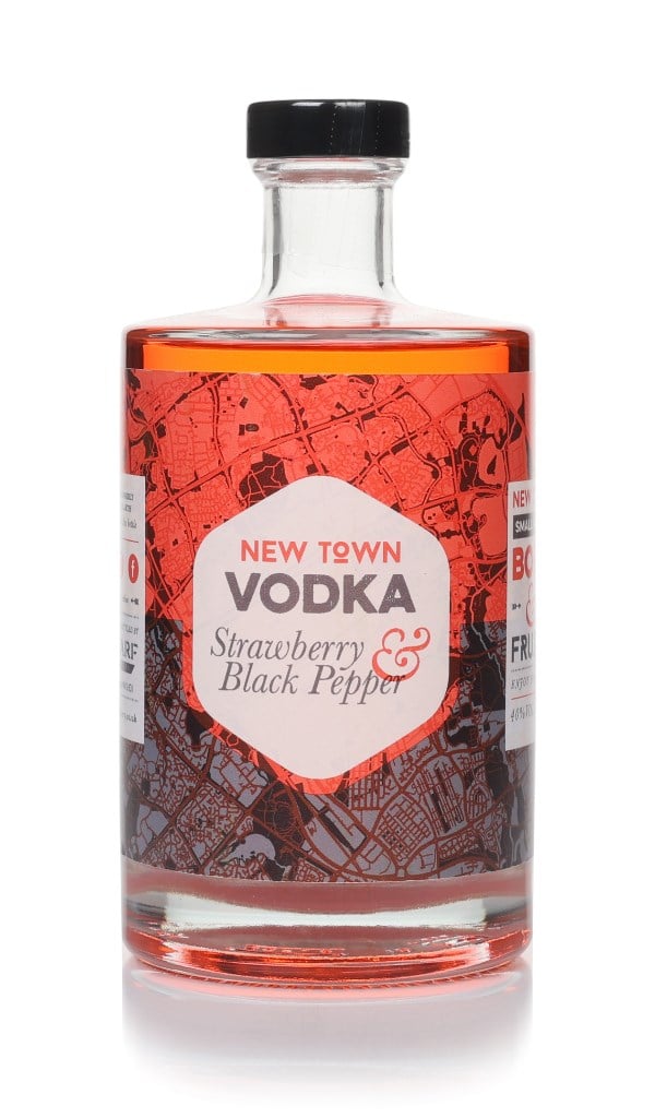 New Town Vodka - Strawberry & Black Pepper 50cl product image