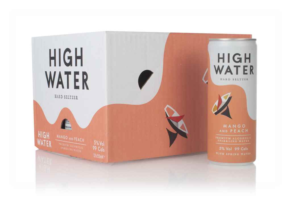 High Water Mango & Peach Hard Seltzer (12 x 250ml) 300cl product image