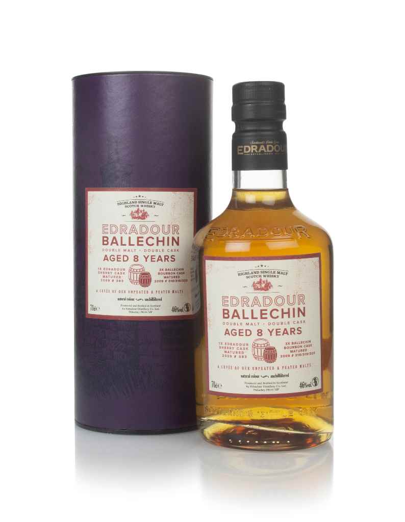 Edradour Ballechin 8 Year Old 2009 Double Malt Double Cask 70cl product image