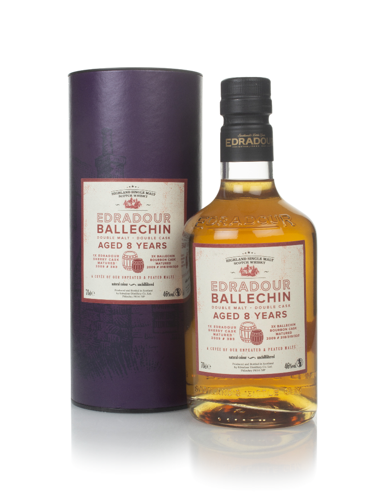 Edradour Ballechin 8 Year Old 2009 Double Malt Double Cask 70cl product image
