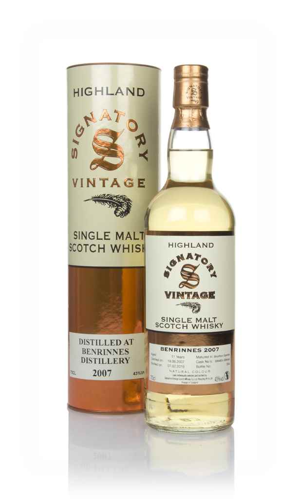 Benrinnes 11 Year Old 2007 (casks 306483 & 306484) - Signatory 70cl product image