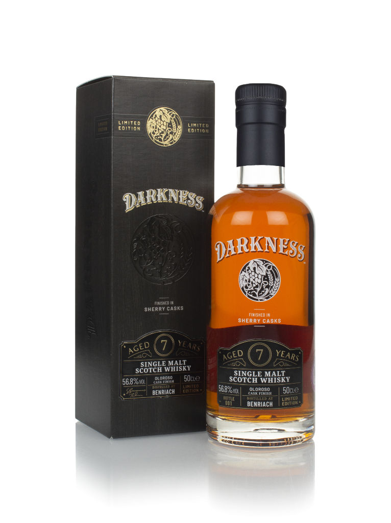 Benriach 7 Year Old Oloroso Cask Finish (Darkness) 50cl product image