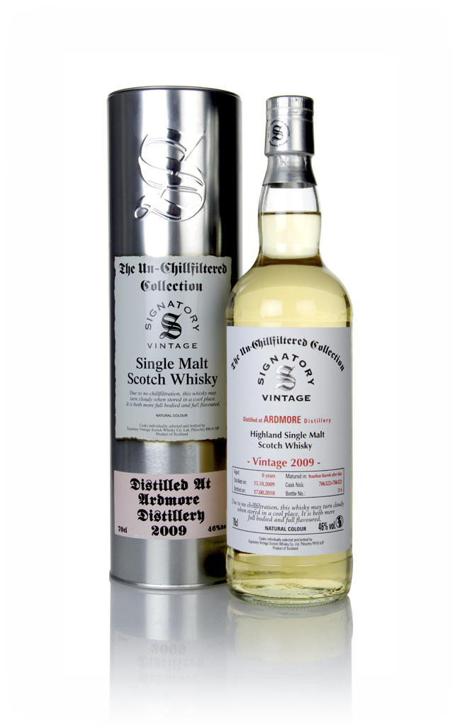 Ardmore 8 Year Old 2009 (casks 706322 & 706323) - Un-Chillfiltered Collection (Signatory) 70cl product image