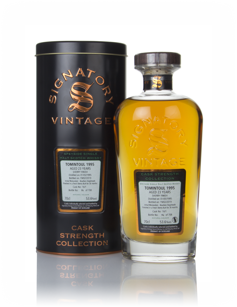 Tomintoul 23 Year Old 1995 (cask 16/1) - Cask Strength Collection (Signatory) 70cl product image