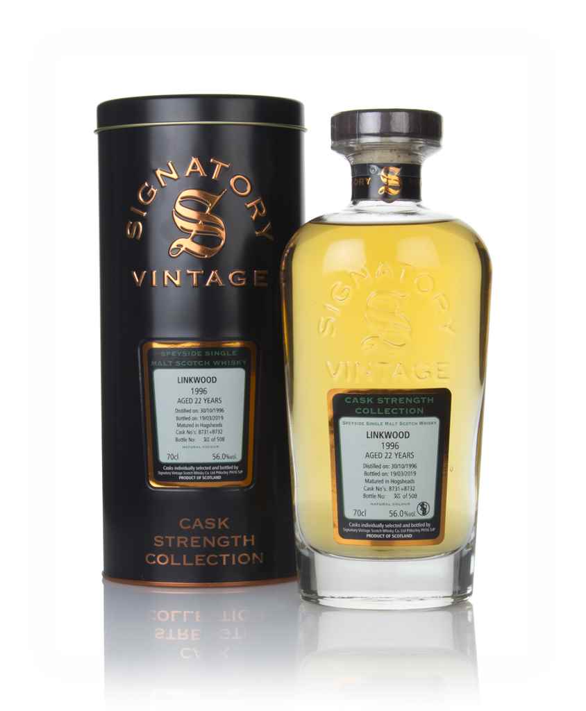 Linkwood 22 Year Old 1996 (casks 8731 & 8732) - Cask Strength Collection (Signatory) 70cl product image