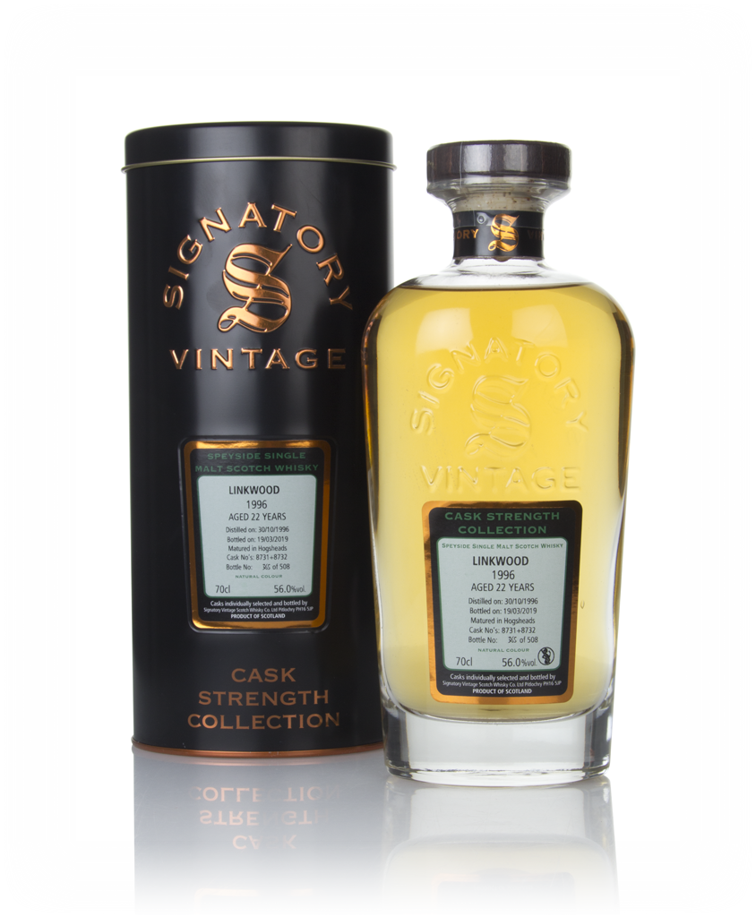 Linkwood 22 Year Old 1996 (casks 8731 & 8732) - Cask Strength Collection (Signatory) 70cl product image