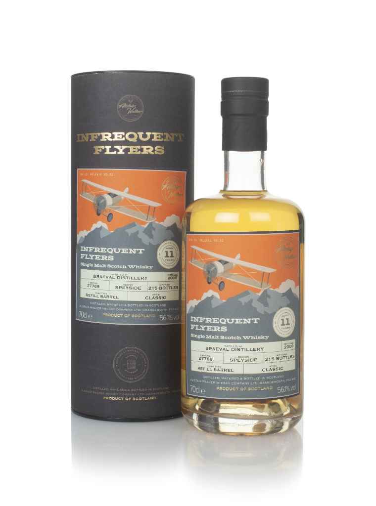 Braeval 11 Year Old 2009 (cask 27768) - Infrequent Flyers (Alistair Walker) 70cl product image