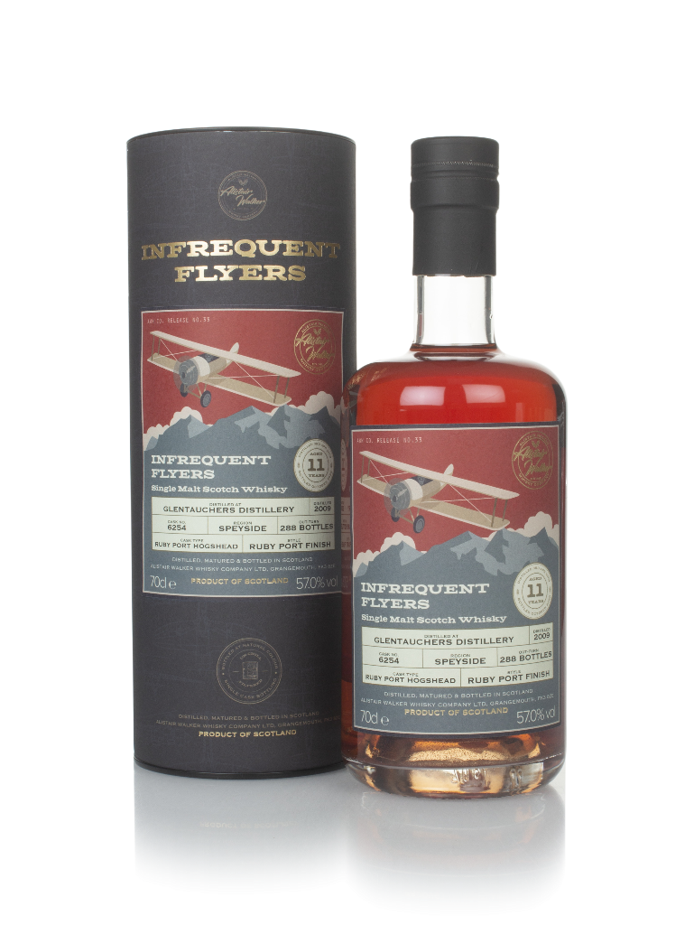 Glentauchers 11 Year Old 2009 (cask 6254) - Infrequent Flyers (Alistair Walker) 70cl product image