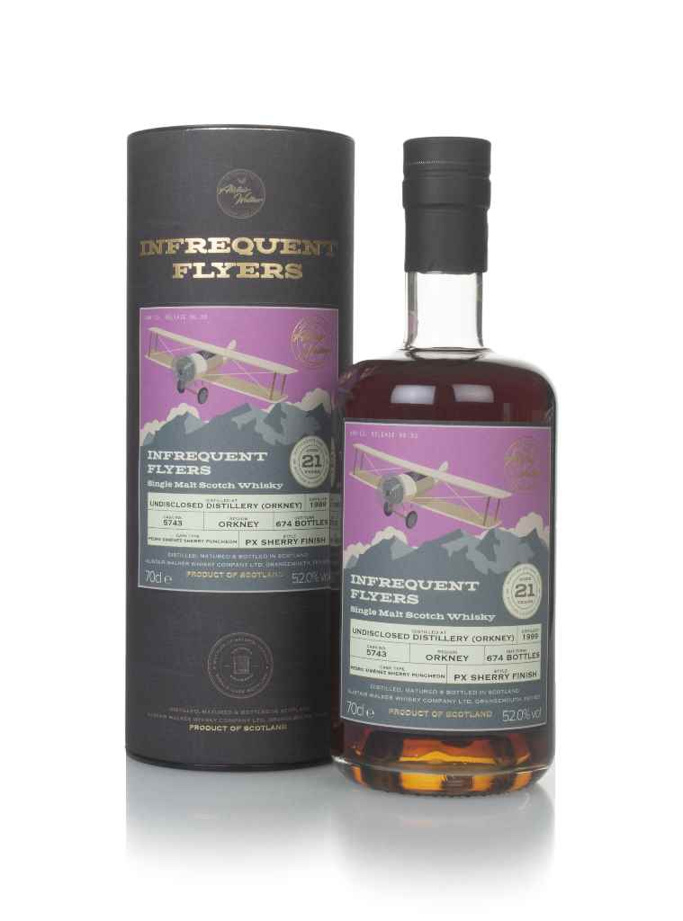 Orkney 21 Year Old 1999 (cask 5743) - Infrequent Flyers (Alistair Walker) 70cl product image