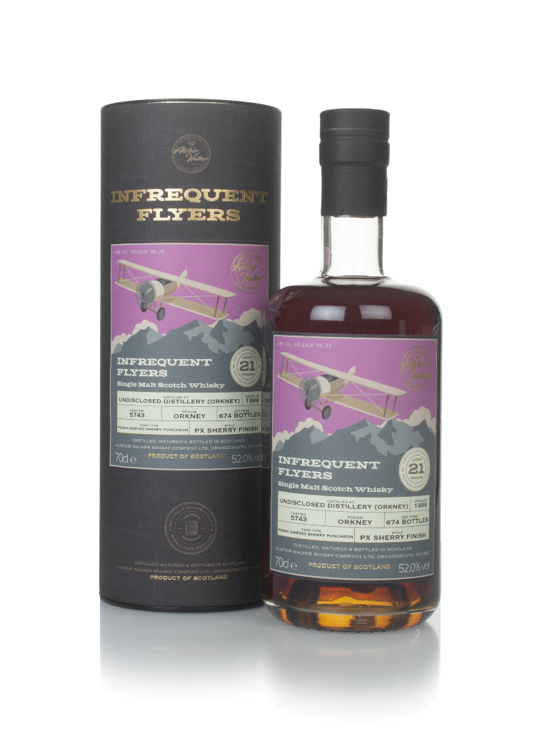 Orkney 21 Year Old 1999 (cask 5743) - Infrequent Flyers (Alistair Walker) 70cl product image