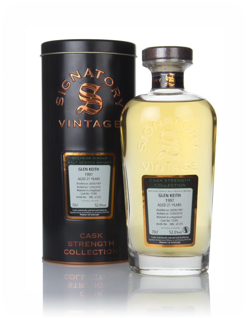 Glen Keith 21 Year Old 1997 (cask 72585) - Cask Strength Collection (Signatory) 70cl product image