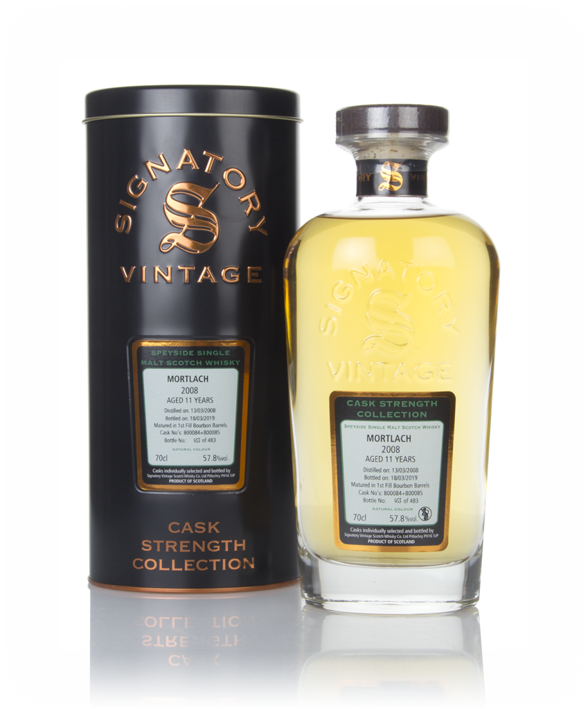 Mortlach 11 Year Old 2008 (casks 800084 & 800085) - Cask Strength Collection (Signatory) 70cl product image