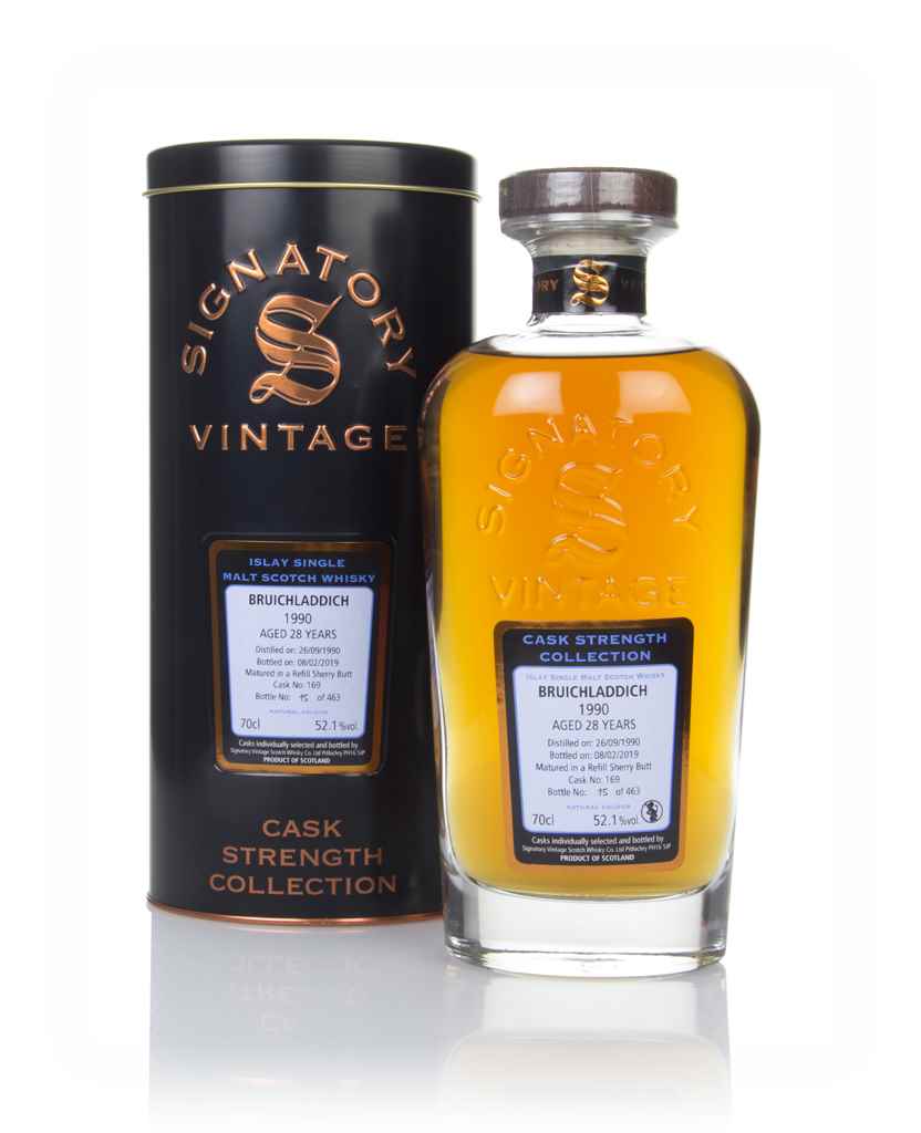 Bruichladdich 28 Year Old 1990 (cask 169) - Cask Strength Collection (Signatory) 70cl product image