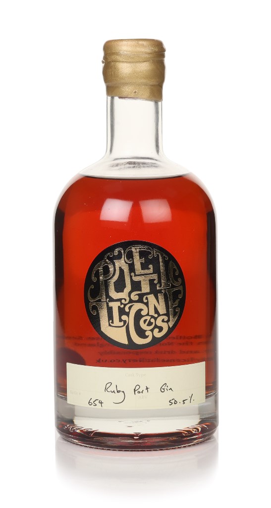 Poetic License 5th Anniversary Gin - Ruby Port Cask 70cl product image