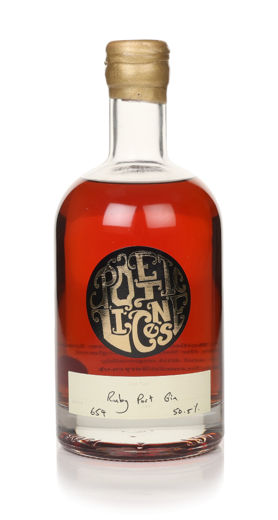 Poetic License 5th Anniversary Gin - Ruby Port Cask 70cl product image