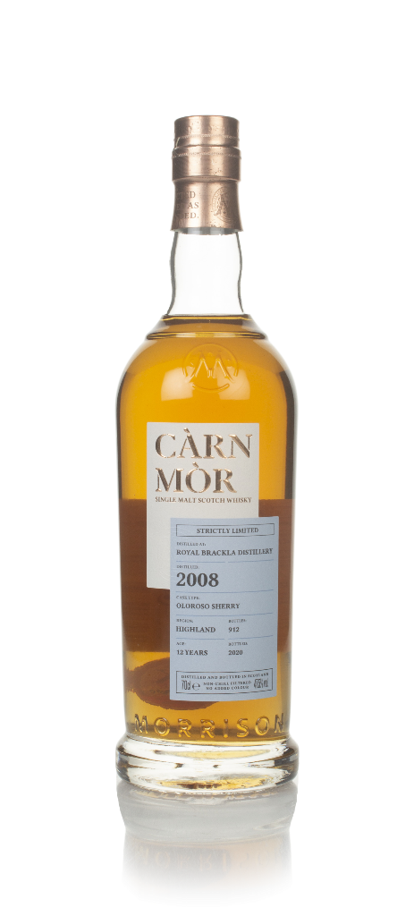 Royal Brackla 12 Year Old 2008 - Strictly Limited (Càrn Mòr) 70cl product image