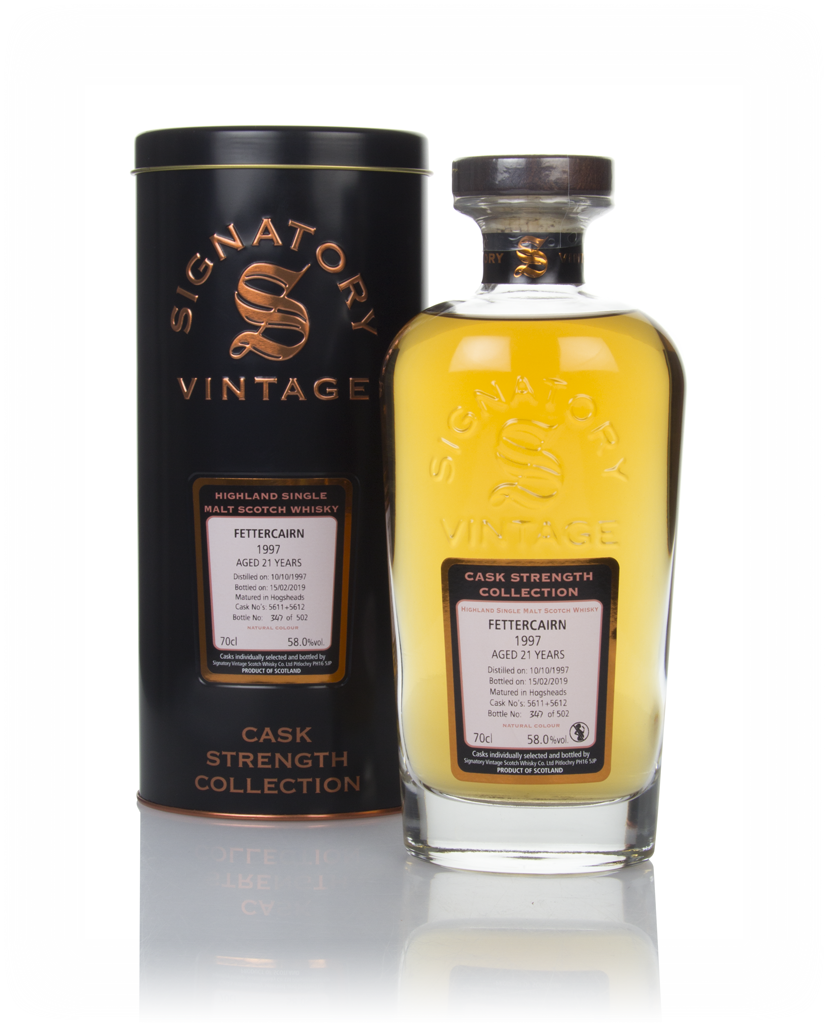 Fettercairn 21 Year Old 1997 (casks 5611 & 5612) - Cask Strength Collection (Signatory) 70cl product image