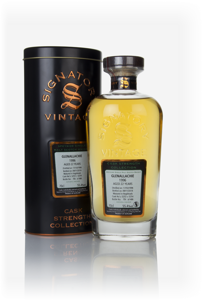 Glenallachie 22 Year Old 1996 (casks 5253 & 5254) - Cask Strength Collection (Signatory) 70cl product image