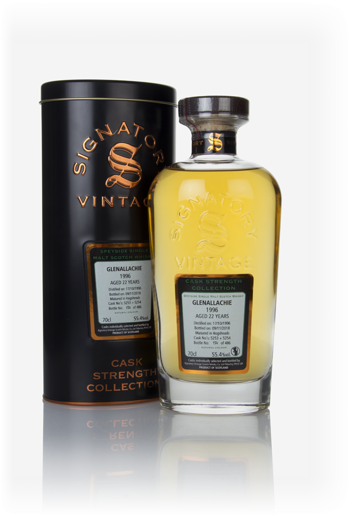 Glenallachie 22 Year Old 1996 (casks 5253 & 5254) - Cask Strength Collection (Signatory) 70cl product image