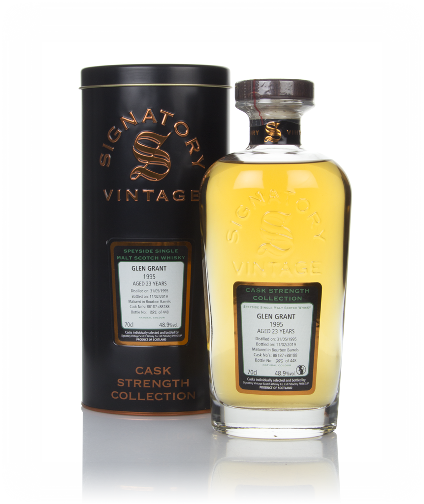 Glen Grant 23 Year Old 1995 (casks 88187 & 88188) - Cask Strength Collection (Signatory) 70cl product image